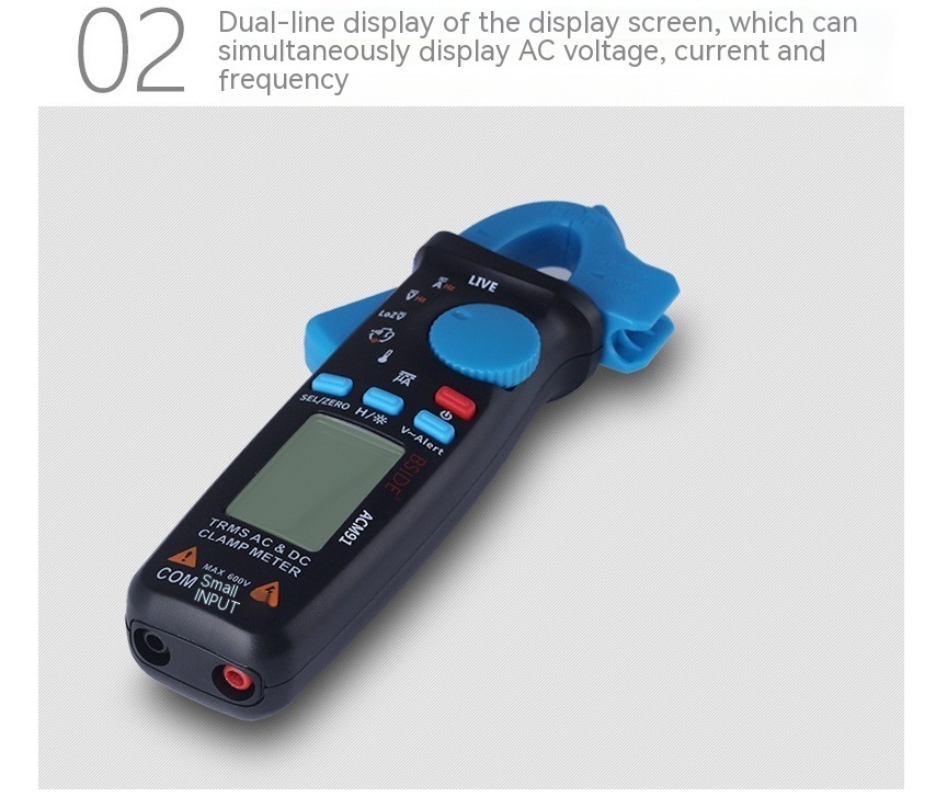Low Impedance DC Auto Repair Handheld Clamp-type Multimeter - Image 7