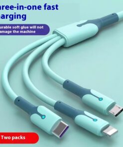 Alternative view of 5A Super Three-in-one Data Cable Charging Cable