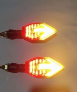 Arrow-shaped LED Motorcycle 12v Electric Vehicle Modification Direction Signal Lamp Arrow Turn Signal - Image 7