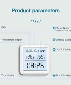 Alternative view of Graffiti Smart WiFi Temperature And Humidity Sensor