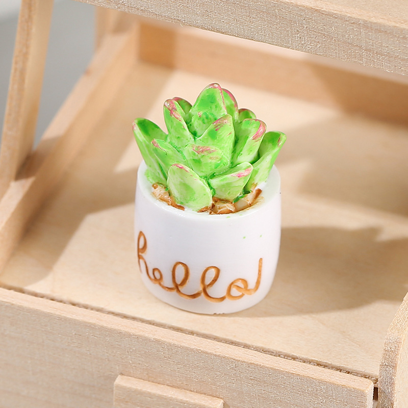 Indoor Cactus Potted Plant Shape Table Decoration - Image 8