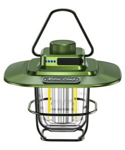 Vintage Outdoor Camping Lantern, Portable Kerosene Lamp Style Light, Smart Rechargeable Handheld Lamp, LED Tent Light - Image 4
