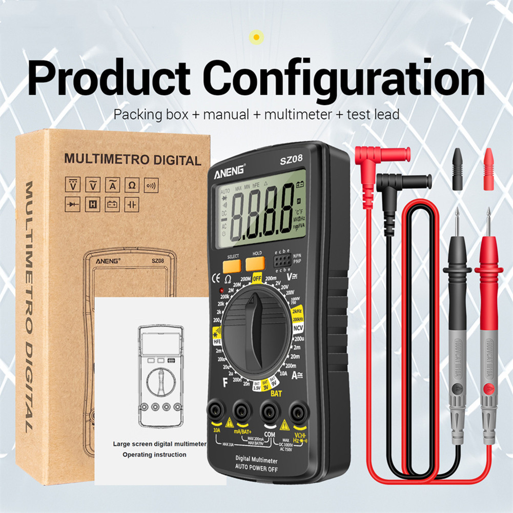 Ultra-thin Digital Multimeter Multifunctional Household Instrument - Image 3