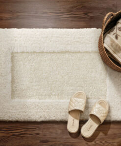 Alternative view of Pure Cotton Thickened Bathroom Absorbent Floor Mat Foot Mat Carpet Home Use Non-Slip Foot Mat