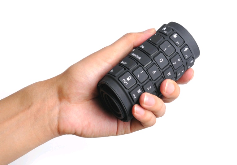 Bluetooth folding silicone keyboard Foldable silicone Bluetooth keyboard waterproof wireless Bluetooth silicone keyboard - Image 2