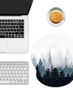 Alternative view of Forest Ergonomic Mouse Pad with Wrist Rest for Desk Work Office