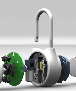 Alternative view of Smart padlock direction button password lock Bluetooth electronic lock