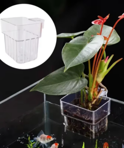 Alternative view of 1PC Hydroponic Planting Cup Household Water Grass Planting Cup Wall Mounted High Transparent Fish Tank Landscape Decoration