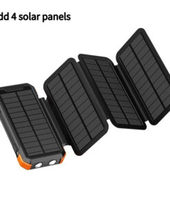 Outdoor Power Bank With Foldable Hand-Crank Solar Charger - Image 5
