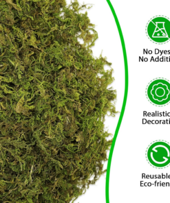 7OZ Natural Moss Artificial Fake Moss Alternative for Plants Indoor - Image 3