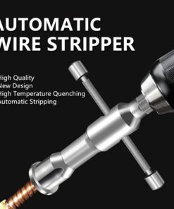 Electrician Automatic Wire Stripper Twisted Wire Tool Quick Stripper Line Cable Peeling Twisting Connector TXTB1