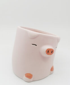 Alternative view of Indoor Balcony Green Plant Yellow Duck  Pig Small Flower Pot