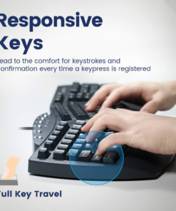 Wired Ergonomic PERIBOARD-512 Keyboard with Wired Portable Ergonomic Mouse PERIMICE-519 - Image 4