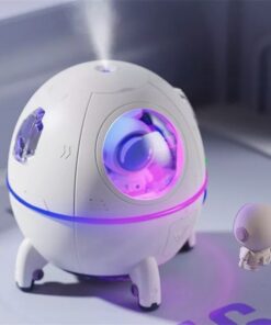 Alternative view of Portable Humidifier Desktop USB Astronaut Space Air Humidifier Diffuser 220ML With Colorful Led Light Christmas Gift