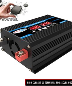 Alternative view of Car Power Inverter USB Voltage LED Display