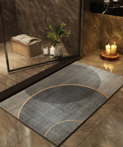 Printed Quick-drying Water-absorbent Bathroom Floor Mat - Image 9