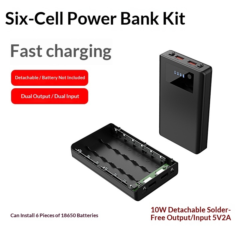 18650 Weld-Free Battery Holder Kit Lithium Battery Case - Image 7