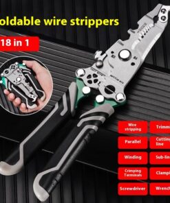 Folding Multifunctional Wire Stripper Pliers Tool