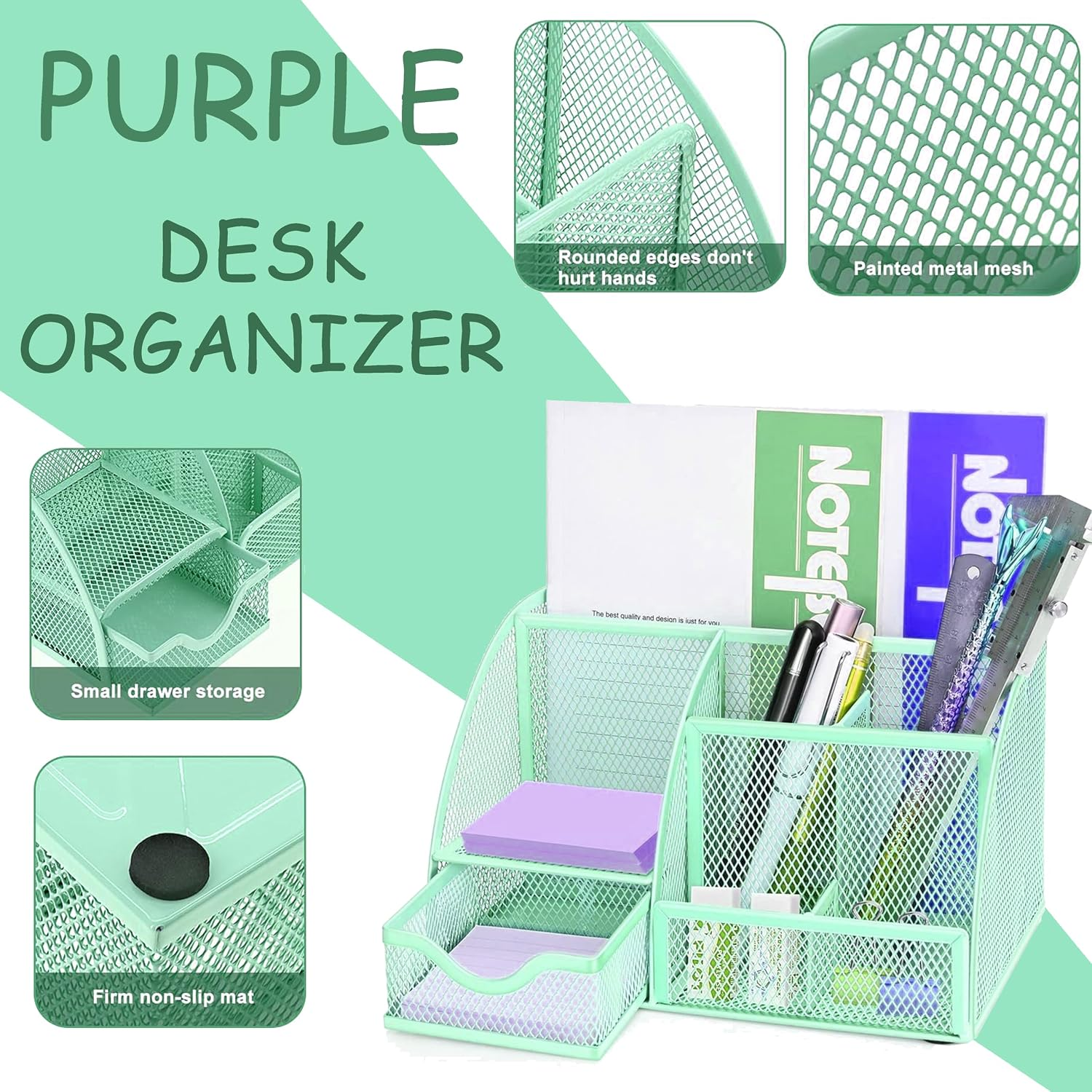 Office Desk Accessories 12-Piece & Desk Organizers and Accessories - Image 2