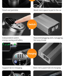 Multifunctional car inverter charger - Image 4