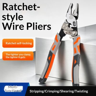 Multi-function Electrician's Wire Stripper Cutter And Crimping Pliers