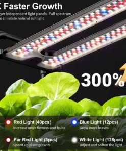 60 Pod Vertical Hydroponic Garden Kit with 2 Light Modes, Auto Circulating Water System, 32L Indoor Gardening System - Image 5