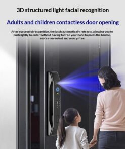 Facial Recognition Fully Automatic Smart Door Lock With Video Intercom