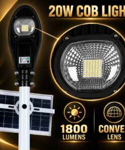 Alternative view of W735D For Garden Courtyard And Outdoor Use Wholesale Supplier Solar Powered IP65 Waterproof Street Light