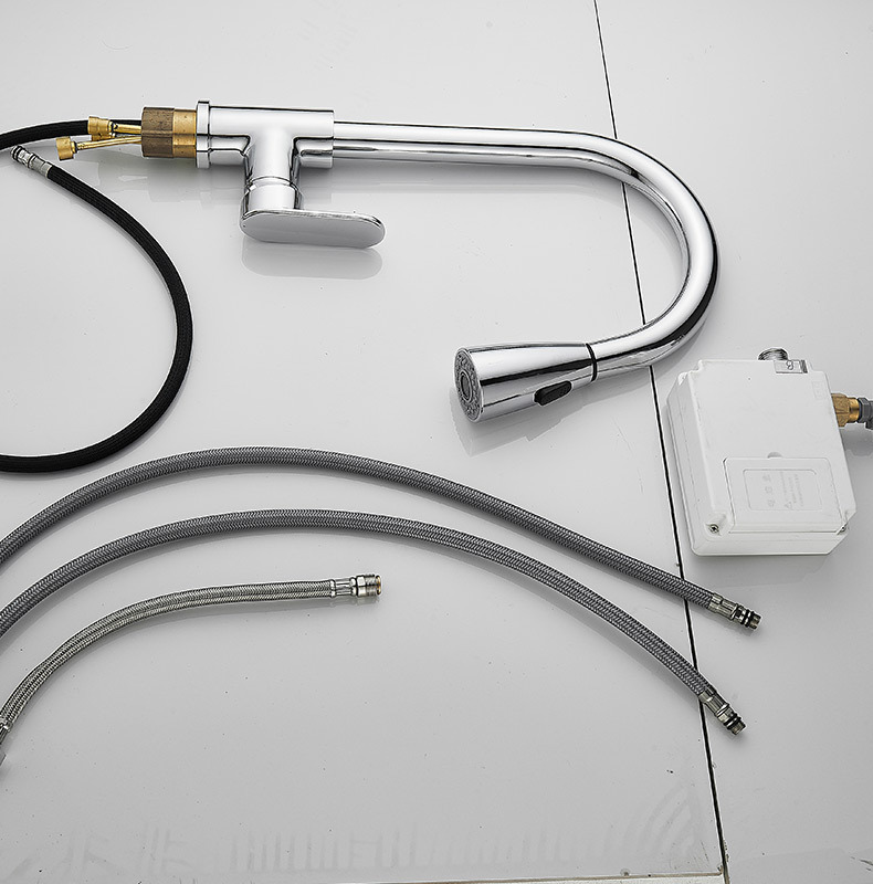 Kitchen Touch Sensor Faucet Sensor Pulls Rotates Hot And Cold - Image 2