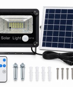W718 For Garden Courtyard And Outdoor Use Wholesale Supplier Solar Powered 50W Street Light Remote