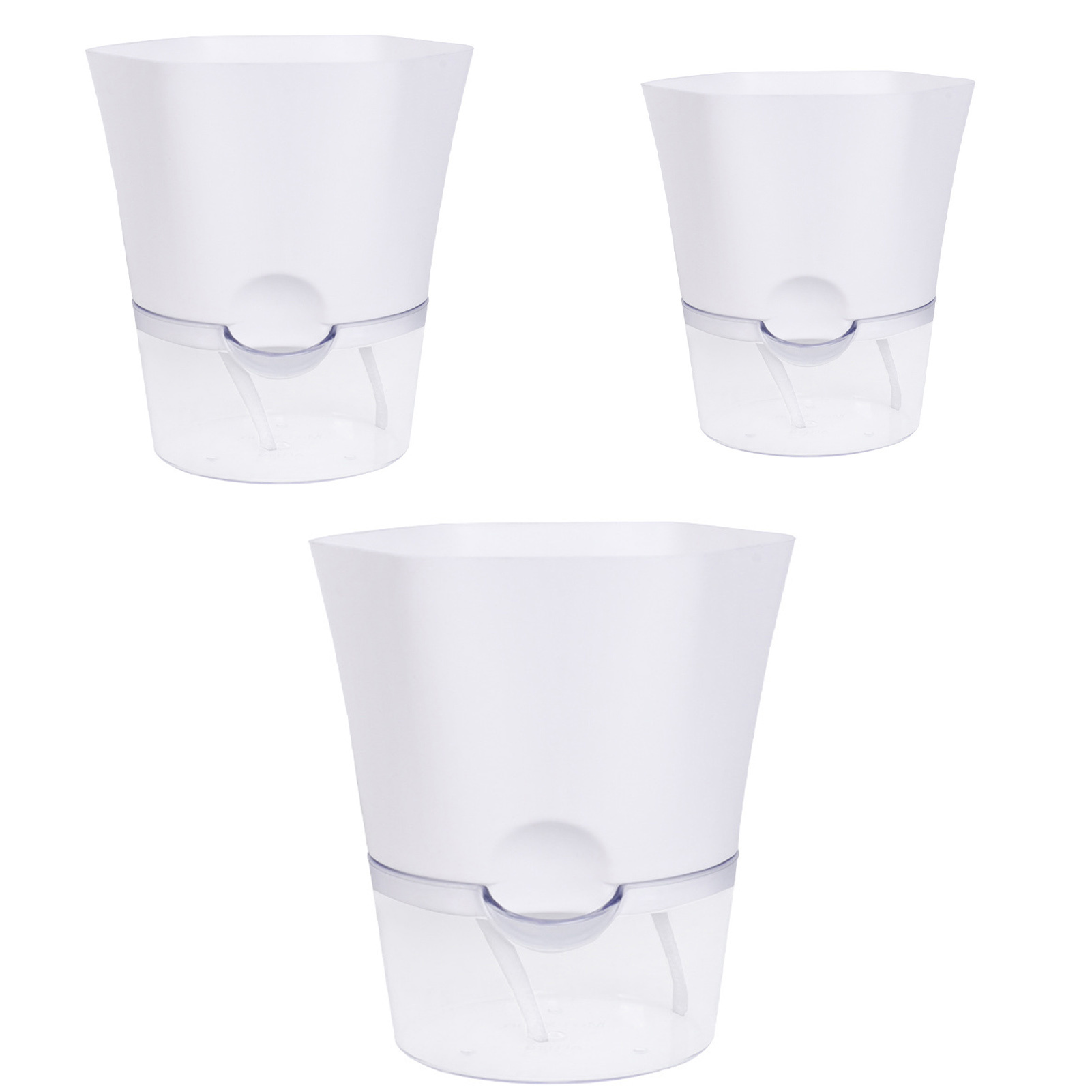 Self-absorbing Hydroponic Plastic Flower Pot - Image 5