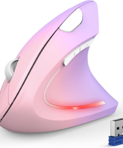 Ergonomic Mouse, 4800 DPI Wireless Bluetooth Vertical, 3-Device