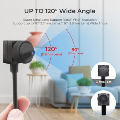 Wide-Angle HD Miniature USB Web Camera CCTV Security Camera