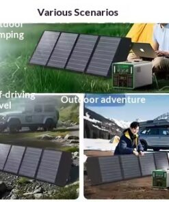 Alternative view of Outdoor Solar Panel Portable Power Bank With Foldable Battery Pack