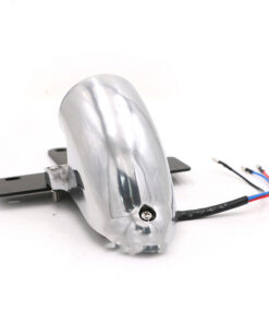 Alternative view of Motorcycle Modified Aluminum Alloy Polished Electroplating Lucas Taillight Brake Light