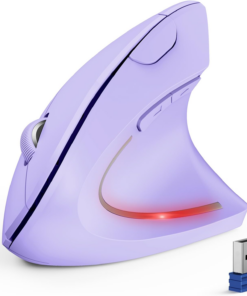 Ergonomic Mouse, 4800 DPI Wireless Bluetooth Vertical, 3-Device