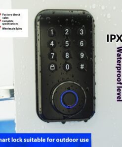 Alternative view of Fingerprint Smart Lock Mobile Phone NFC Graffiti Smart Lock