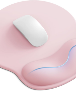 Mouse Pad with Wrist Rest for Desktop Large Ergonomic Mouse Mat(Light Pink)
