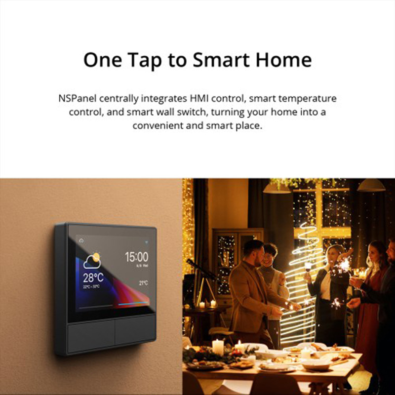 Central Thermostat HMI Control Smart Home