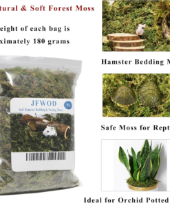 Alternative view of 5L Forest Moss for Hamster Syrian Gerbils Bedding, Natural Moss Perfect for Potted Plants, Terrariums, Reptile Tanks and Live Creature Projects