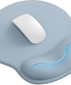 Mouse Pad with Wrist Rest for Desktop Large Ergonomic Mouse Mat(Light Blue)