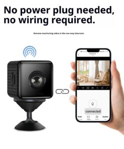 Alternative view of One-way Intercom Home Wide-angle HD Video Recorder
