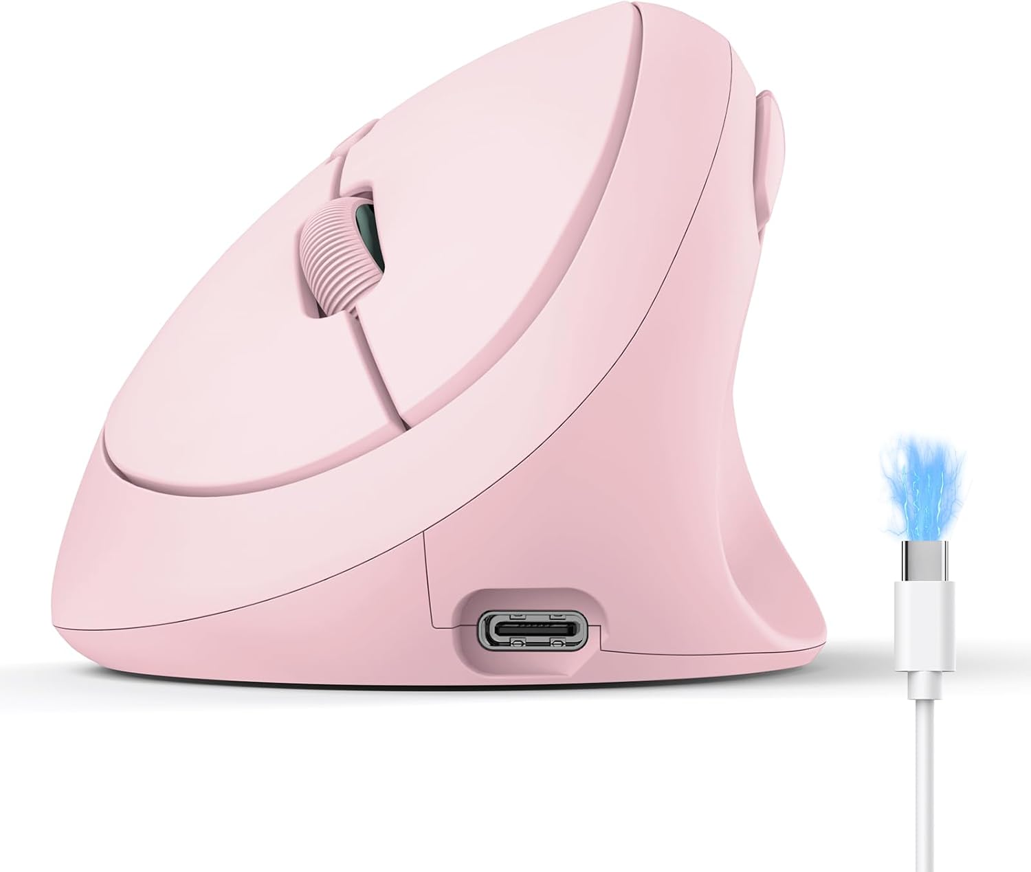 Ergonomic Mouse, Bluetooth 5.0/3.0 & USB A, Wireless Vertical Mouse