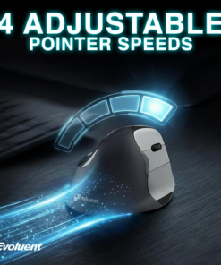 – the World'S Original Vertical Mouse – VMC Classic Wireless Usb/Bluetooth Ergonomic Mouse Right Hand M-L, Sculpted Comfort, 4 Speeds, Non-Programmable Copy & Paste Buttons - Image 5