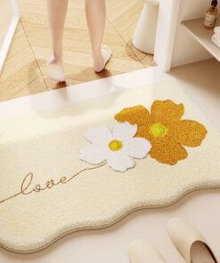 Thickened Plush Water-absorbent Bathroom Floor Mat - Image 5