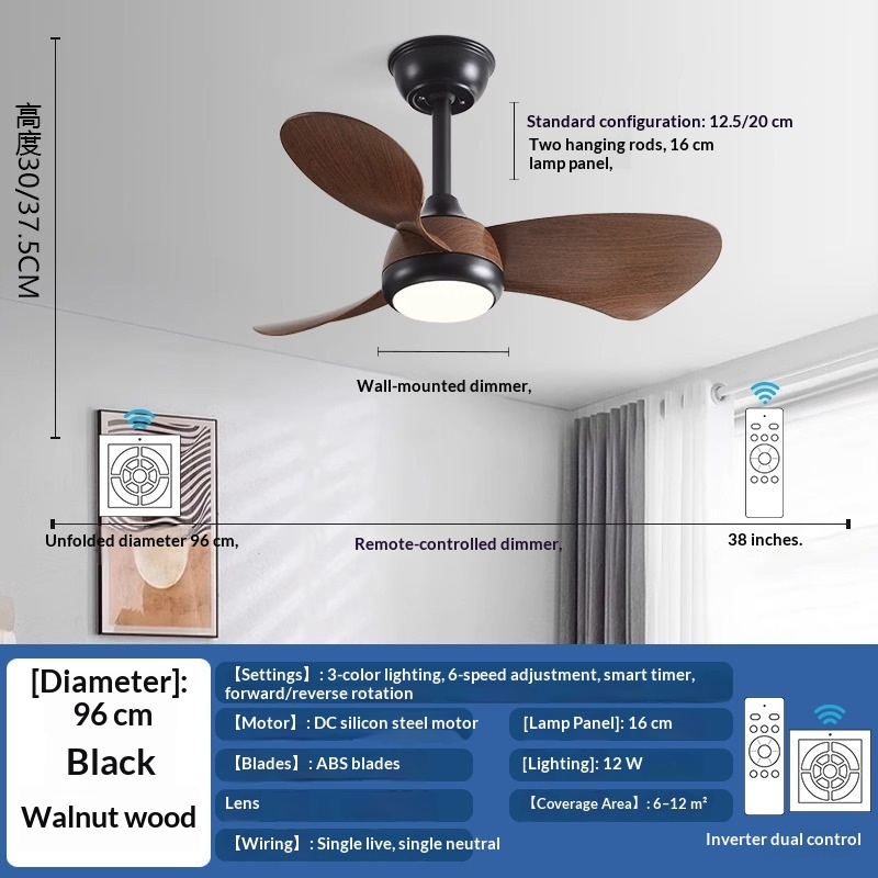 Living Room Retro Nordic Inverter Ceiling Light - Image 2