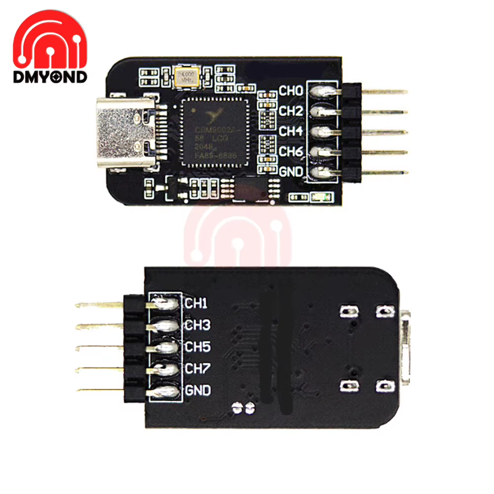 Logic Analyzer 16Mhz 24Mhz Sampling 8 Channels Analyzer Development Board Module Type-C Interface MCU ARM FPGA Debugging Tool - Image 3
