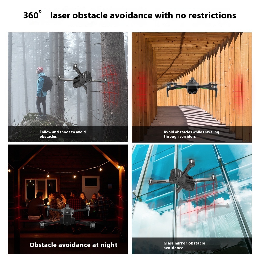 Three-axis Obstacle Avoidance 4K HD UAV - Image 4
