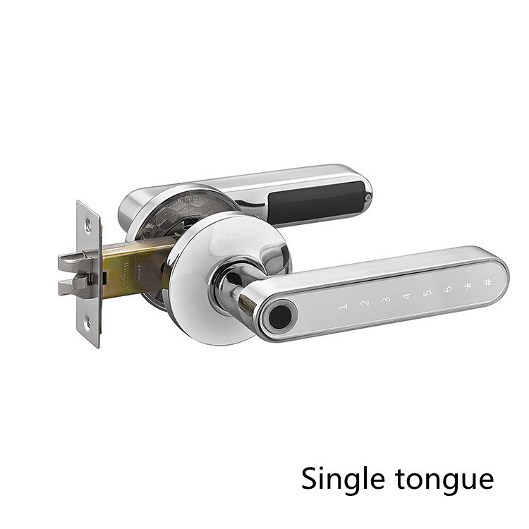 Compatible With Apple, Fingerprint Door Lock Smart Bluetooth Password Handle Lock APP Unlock Keyless Entry Works With IOS Android - Image 7