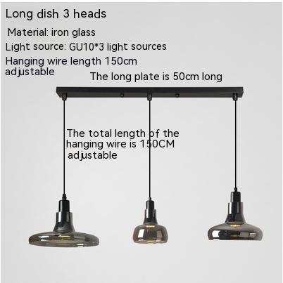 Creative Glass Shadow Chandelier LED Lighting Fixture - Image 7